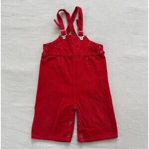 Vintage Red Cord Overalls 6-9 months